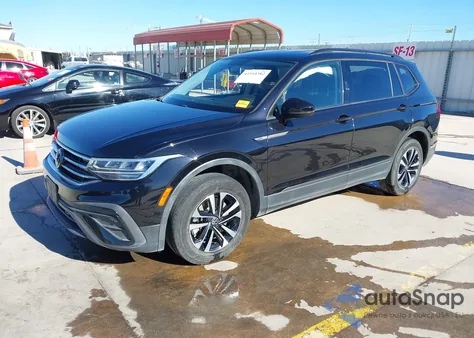 2022 Volkswagen Tiguan 2.0T S z USA, uszkodzony, nr VIN 3VV1B7AXXNM111809